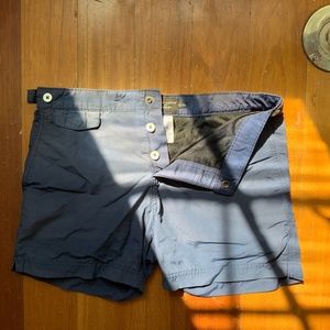 Navy Blue Swim Shorts by David Gandy for Autograph